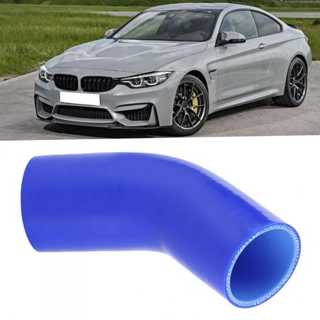 Pipe Coupler,2in to 2.25in Universal 4PLY 45/° Blue Silicone Coupler Hose Replacement for Turbo Intake Intercooler Pipe Tube Car Accessory